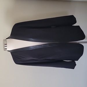 NWT Torrid Blazer Faux Leather detail open front size 1